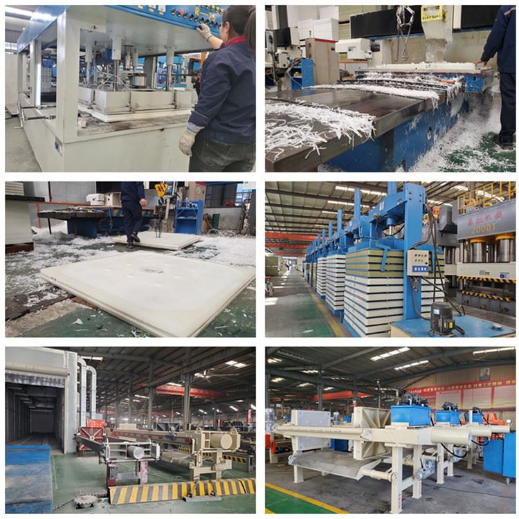 Production of filter press